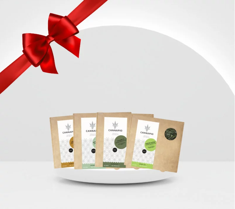 Vianočný balíček: Konopný čajový set pre dedka